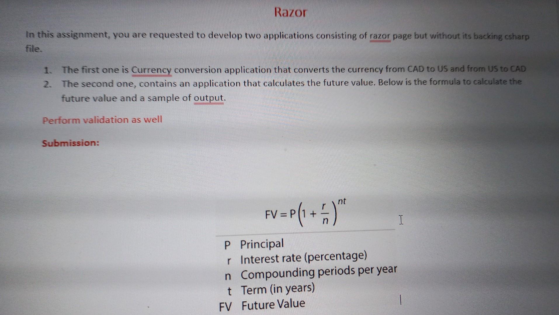  please I need the code for currency conversion application consisting of