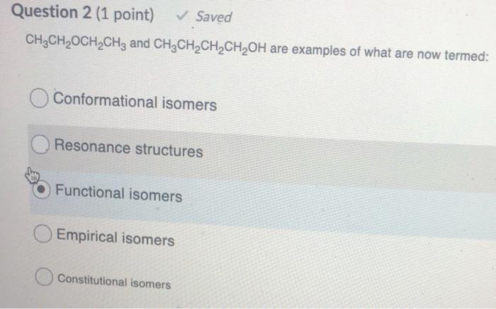 CH-OH H3C Question 5 (1 point) Contributing resonance structures cannot have contributors