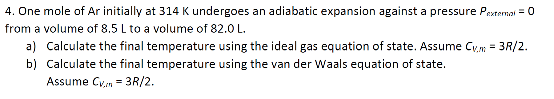  Please don't use calculus, unless you expand it out and show