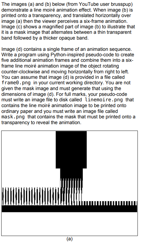  The images (a) and (b) below (from YouTube user brusspup) demonstrate