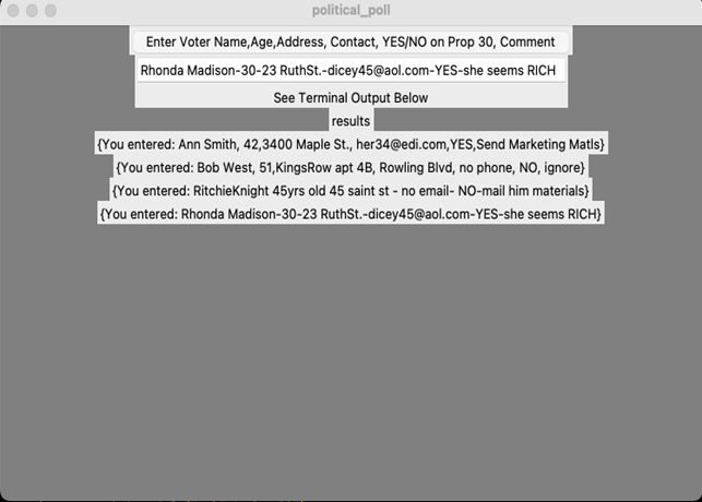 please use python Assignment: Non-disparate DATA WAREHOUSING using GUI Simulate non-disparate information