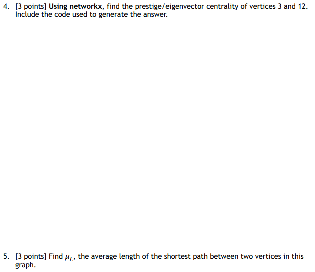 corresponds to which code. Consider the following graph: 2 7 8 3