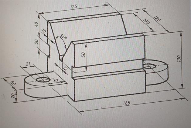  please draw this 3rd angle view Can you show it in