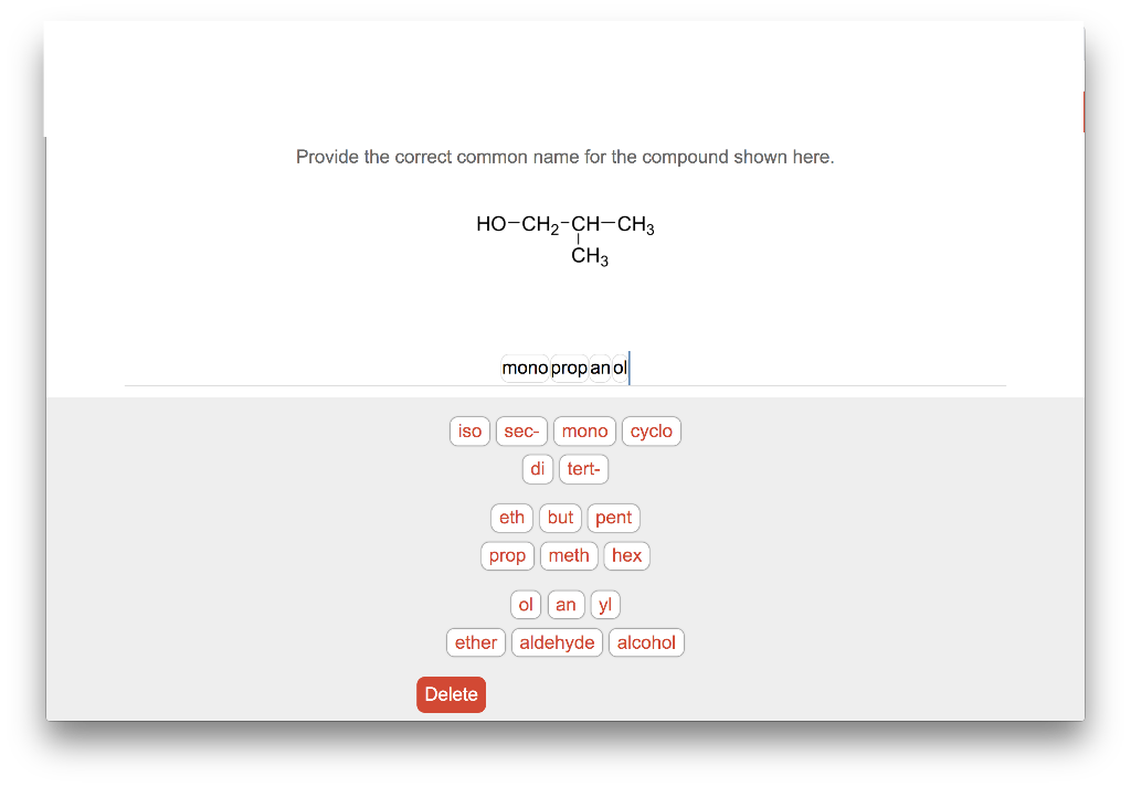 4-iodo-3,3-methylpentan-2-ol Incorrect, 3 attempts remaining The IUPAC names of this compound will