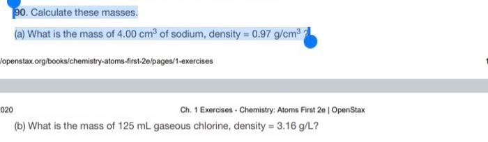 answer question 90 part a & b please show work :) po.