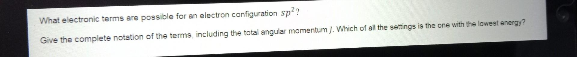  please answer within one hour What electronic terms are possible for