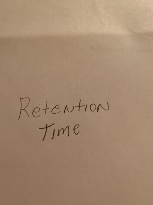 elutes at 17.0 minutes with a peak width w of 12 seconds.