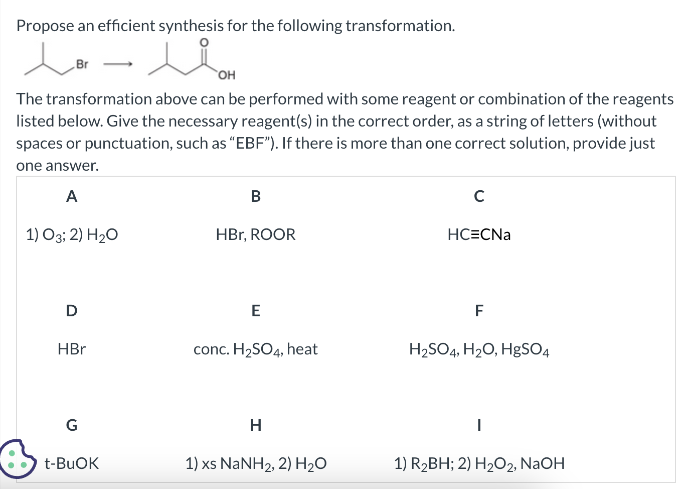 Help Propose an efficient synthesis for the following transformation. The transformation above