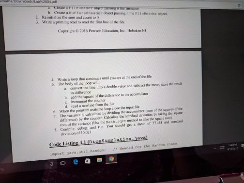 a loop that reads until the end ofa file Be able to