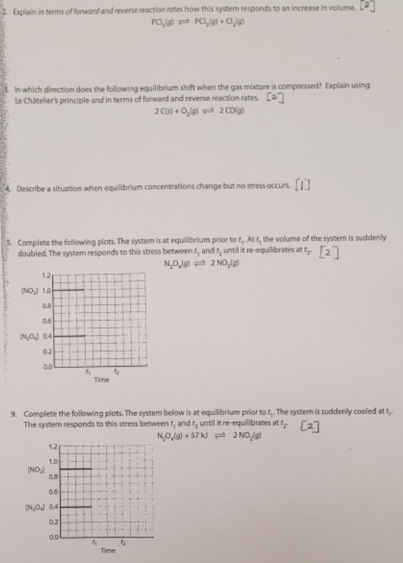  plese do the two last ones 2. Explain in terms of