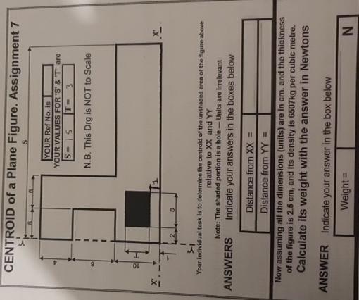  need help pls. Your individual task is to determine the centrold