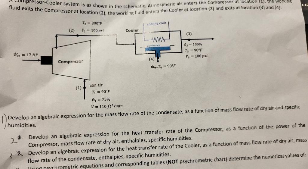 help please fluid exits thor-Cooler system is as shown in the schematic.