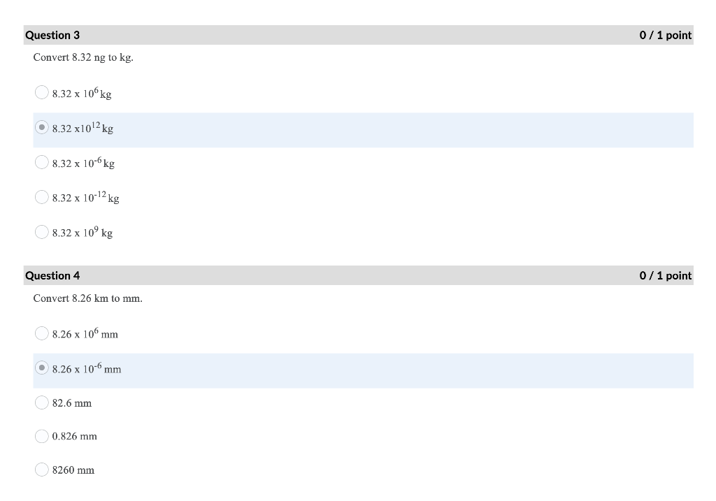 Both answers are incorrect, can you please answer them and explain dimensional