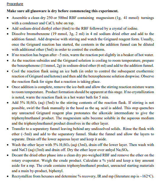 you fill out the reagent table MW, Grams, Moles and theoretical yield