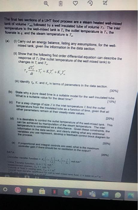 a 0 N The final two sections of a UHT food