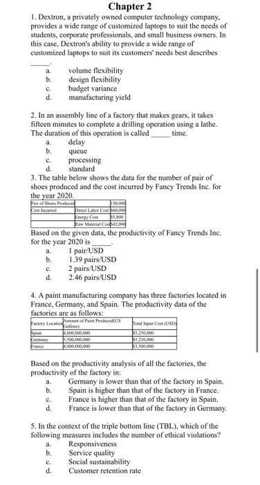  1. Dextron, a privately owned computer technology company, provides a wide