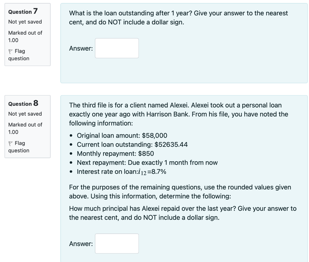 The second file is for a client named Toomes, who also has