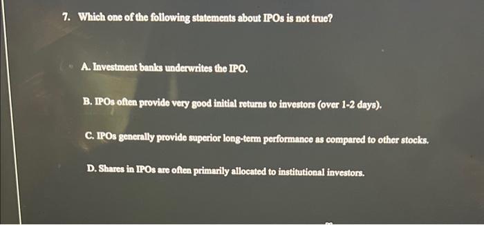 please answer 7,8,11,12, and 13.they are multiple choice number ur answers. thank