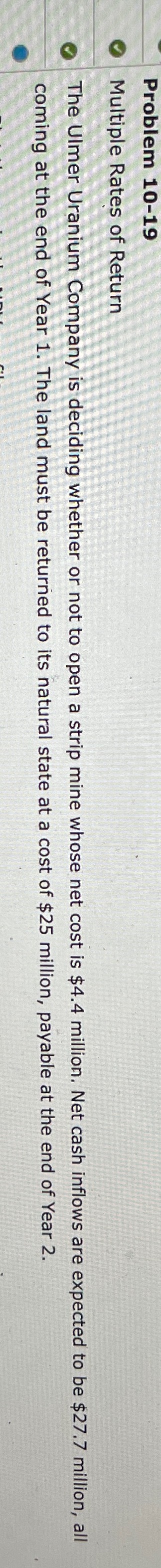 project be accepted if r=12% ? c. What is the project's MIRR