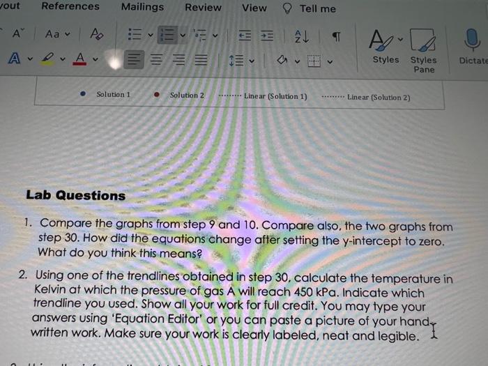 your graph after Step 10 from Activity 1. 1. Compare the graphs