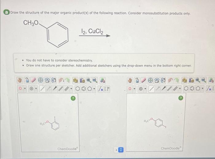 group is ortho, para-directing. (b) Draw the most stable resonance form for