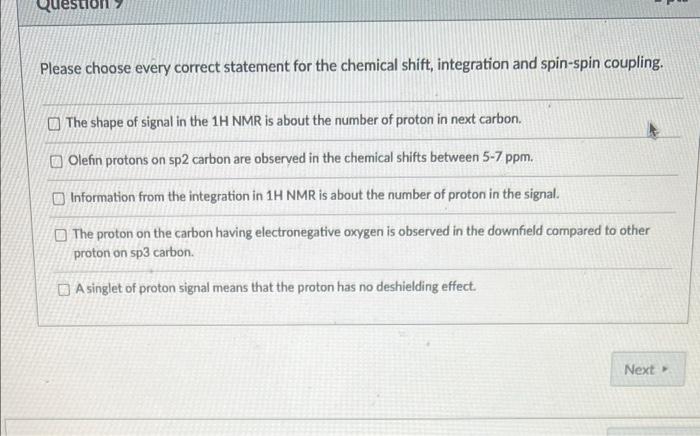 please help fast !!! please help estion Please choose every correct statement