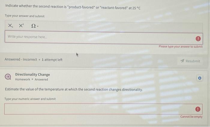 and 1 atm for the substances involved in the two potential paths