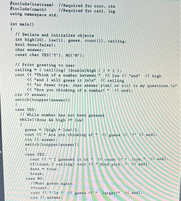  modify the program by replacing all switch statment with if statment