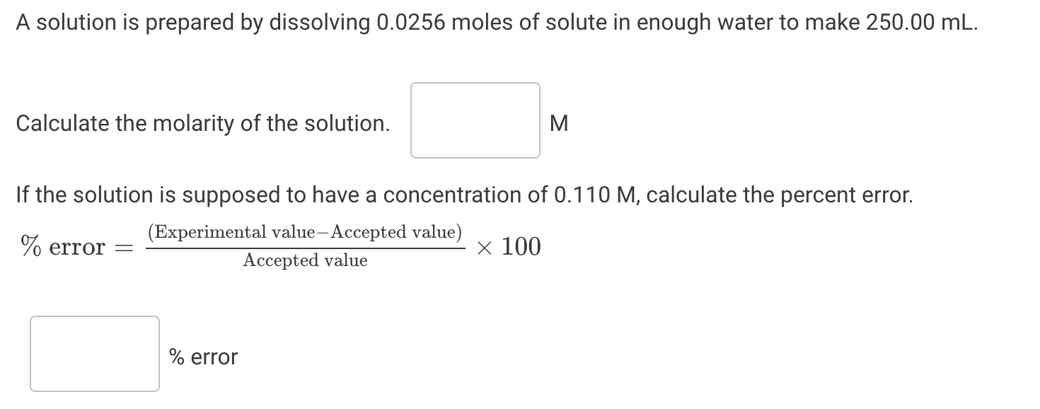  please answer 6a and 6b A solution is prepared by dissolving