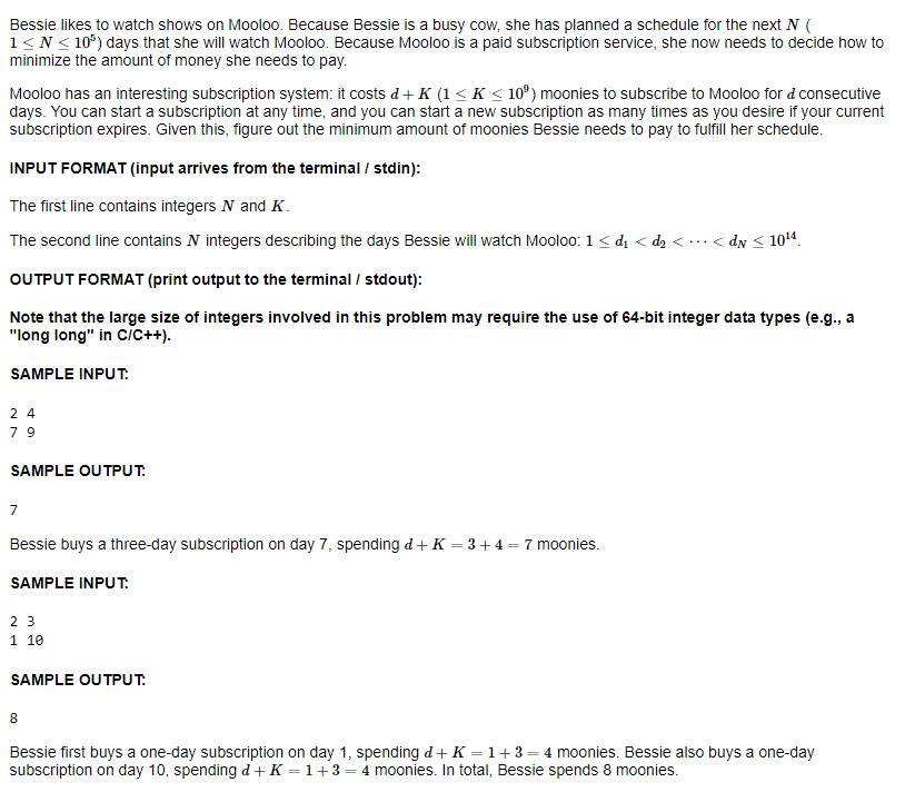Solution can be written in Java or C++. Make sure to