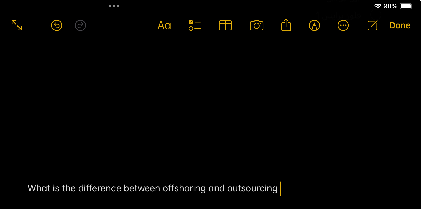  (3) (c) Aa,OZ () 98% Done What is the difference between