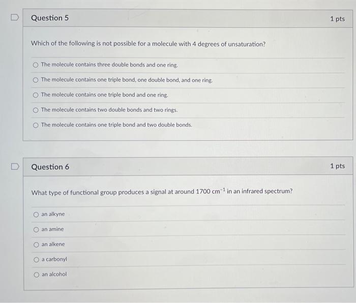  please answer all parts if possible !! D Question 5 1