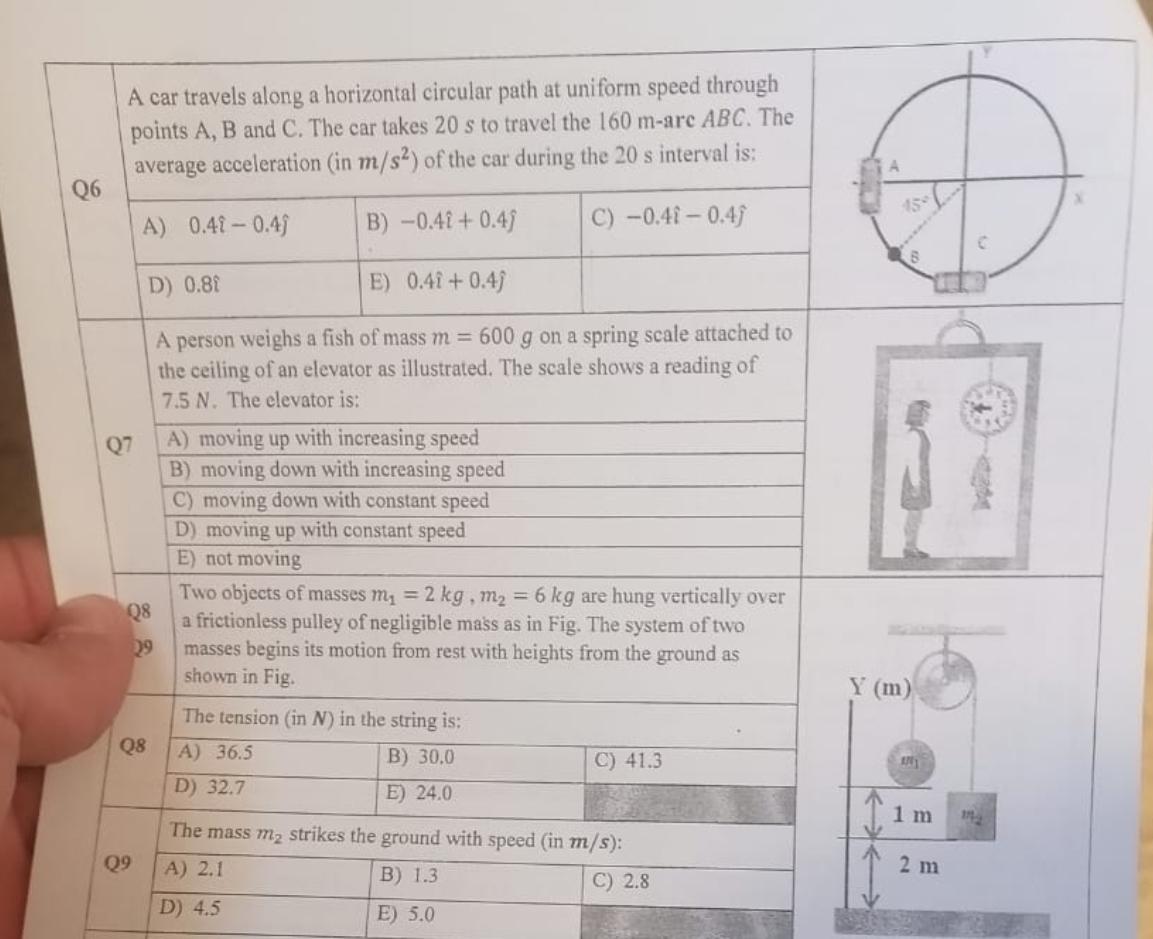  Solve these physic problems quickly 