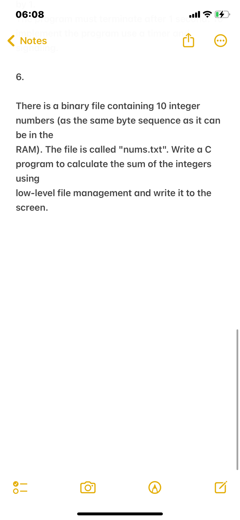  06:08 Notes 6. There is a binary file containing 10 integer