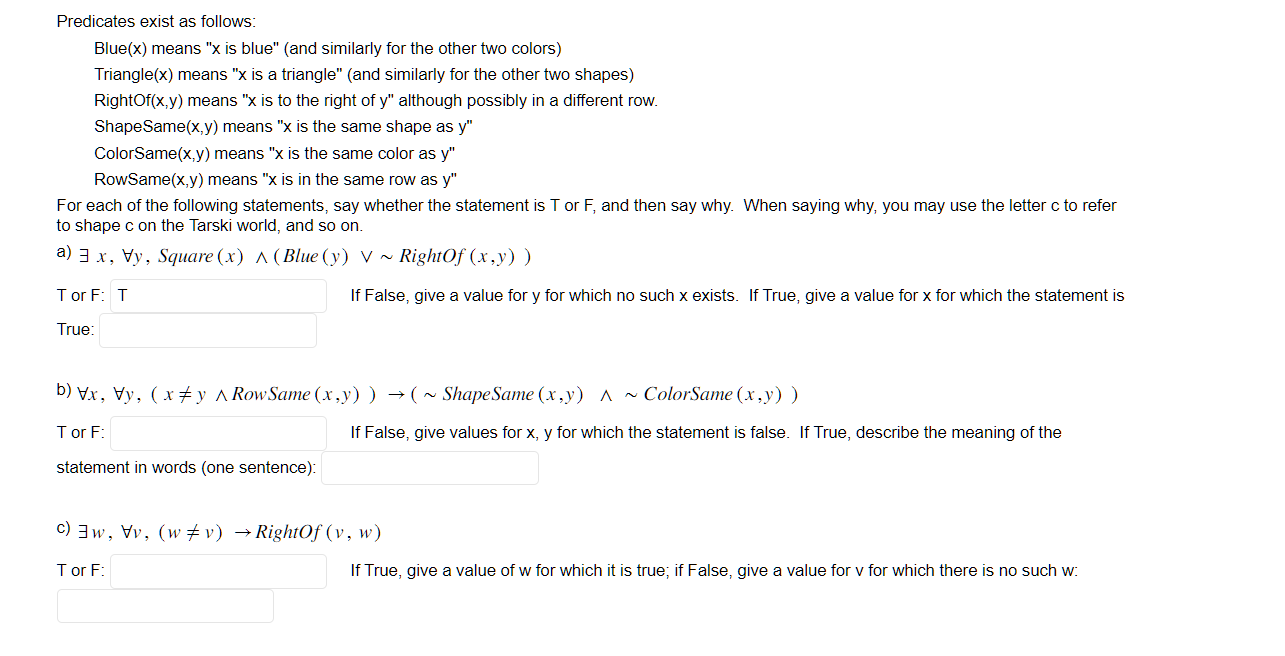 (and similarly for the other two colors) Triangle (x) means " x