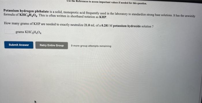  Use the References to access important values if needed for this