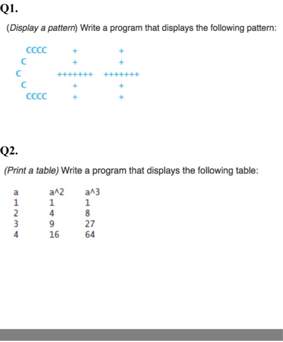  Answer both questions or don't answer at all. Use C++ Q1.