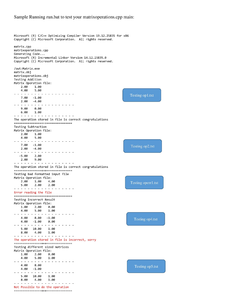 Verifier ue: Check Canvas Goal: Your assignment is to write a C++