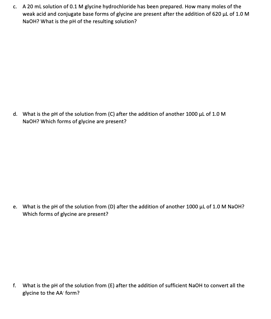 you! The common amino acids are polyprotic acids. All amino acids contain