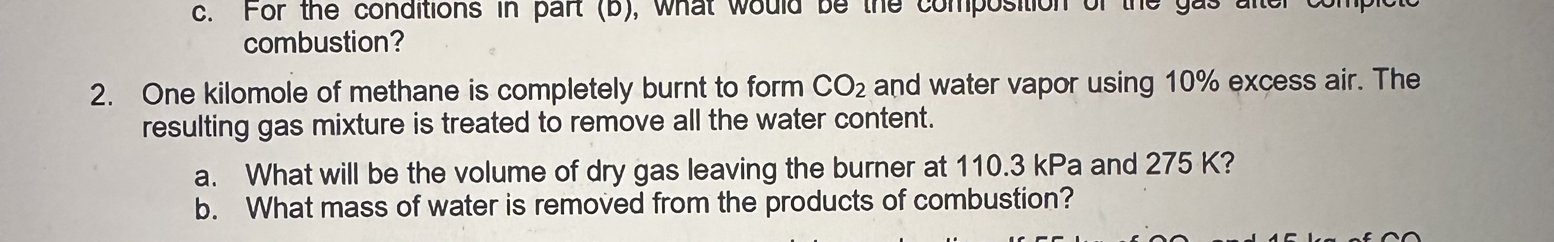  Do it with atomic balance and does CH4 is coming out