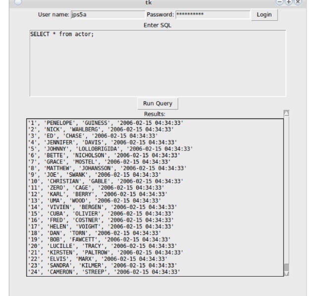  In Python 3, use the tkinter module to create an interface