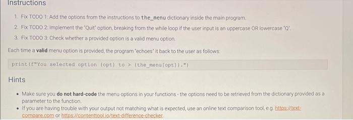 - use a while loop to create an interactive program - check