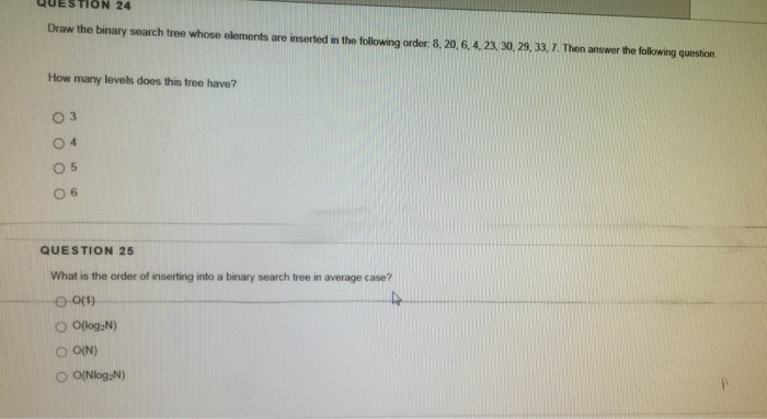 deleted O The overall height of the tree O The number of