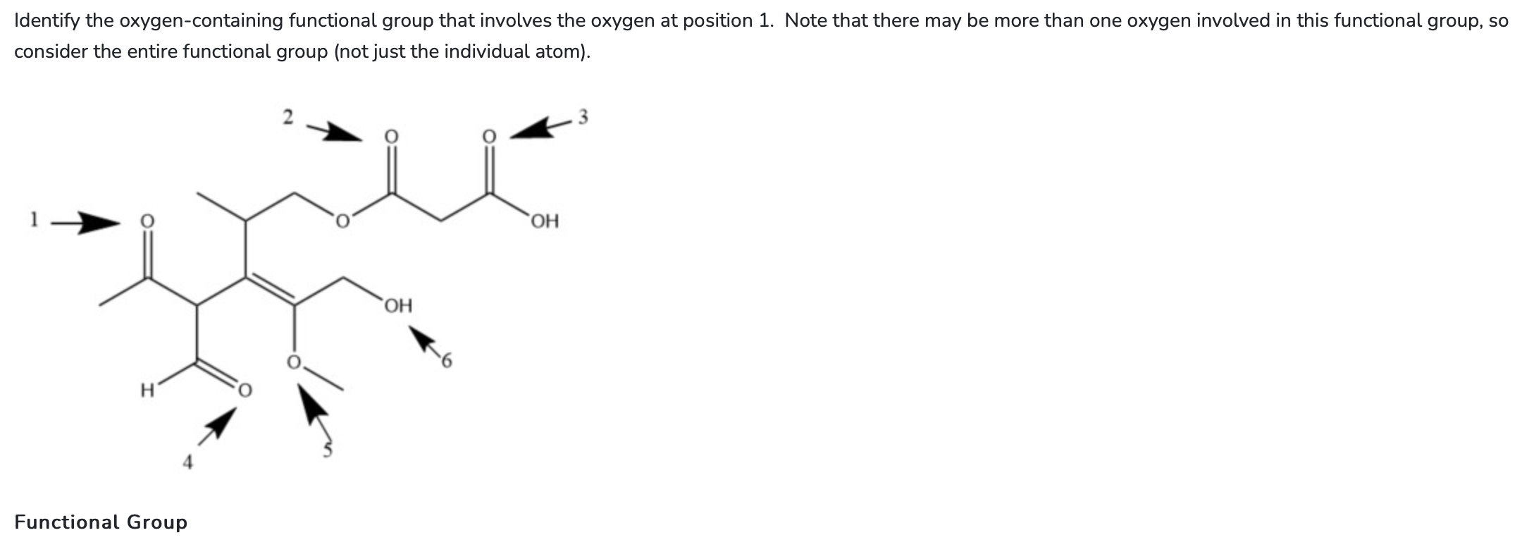 can someone please help me solve this problem? Identify the oxygen-containing functional