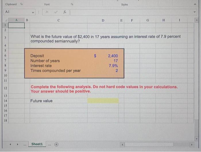 show excel formula Clipboard Font