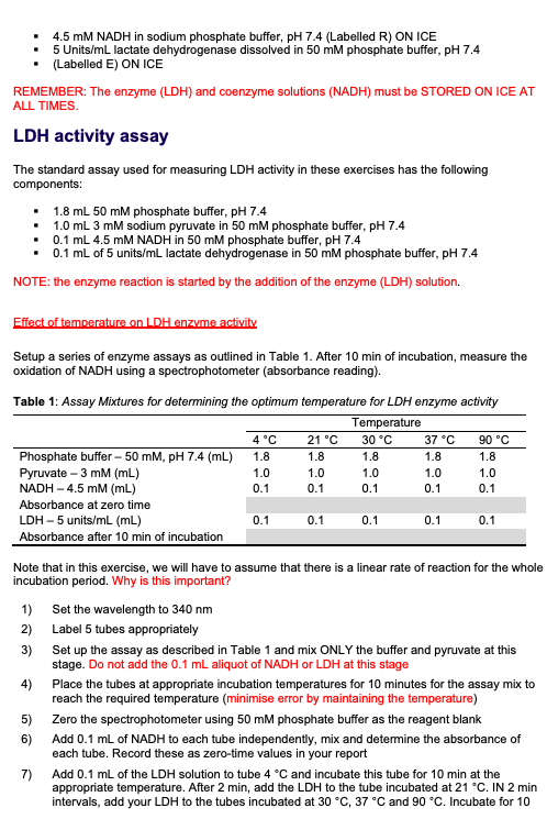 calculations Insert figure Figure x. Enzyme activity vs. temperature Introduction Enzymes are