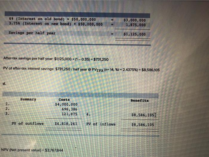 2.4375% (semiannual) (%1/7) = (1.024375|2 - 1 -4.9344% (annual effective) b. Costs