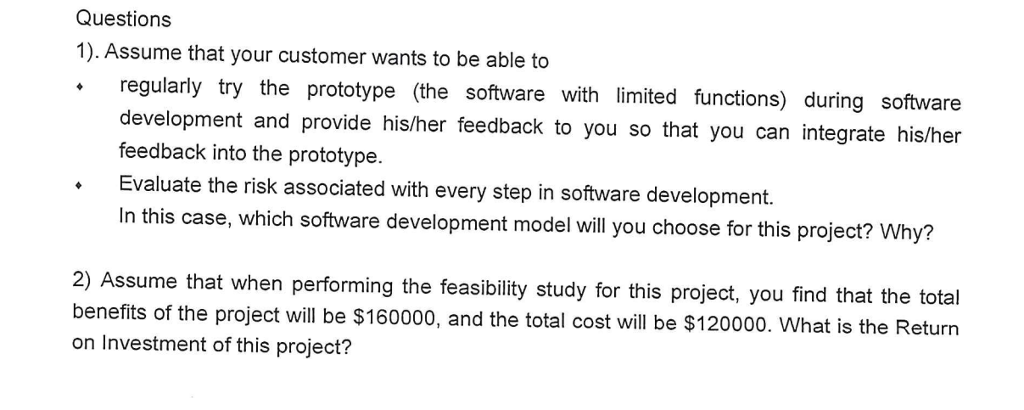 The information you have about this system is described by the scenario
