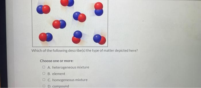 point) What is the formula for the compound shown in this depiction?