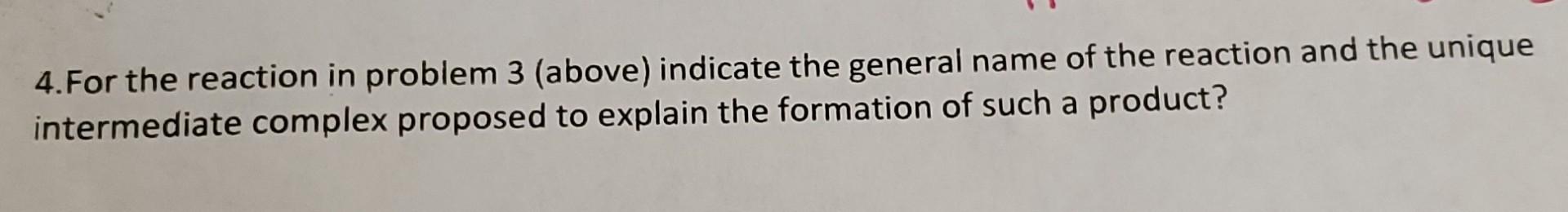 you 3.Draw the major product for the following reaction. 1. 1 eg